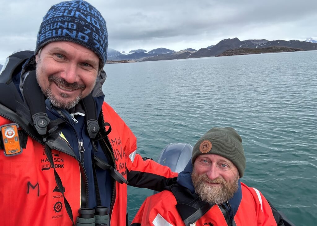Børge Moe and Sveinn Are Hanssen. Photo © Børge Moe